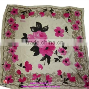 Fashion Factory Direct Custom Screen Printed Silk Scarf Quality Choice thumbnail-1