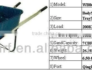 Metal Tray Handle Wheel Barrow Made in China WB8603 thumbnail-3