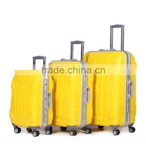 Big Packing Capacity Aluminum Frame 3 Pieces Luggage Set thumbnail-4