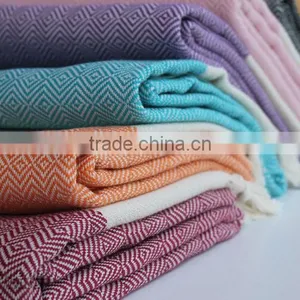 100% Organic Cotton Peshtemal Turkish Towel thumbnail-1