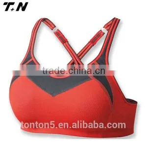 Yoga Sports Girl Tube Sexy Dri Fit Sports Bra High Impact thumbnail-3