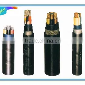 High Voltage XLPE Insulated Fire Resistant Aluminum Alloy Electrical/ Power Cable With STA/ SWA Armor Copper Tape Screen thumbnail-4