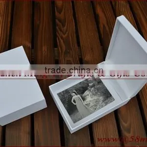 Elegant Clamp System Linen Photo Storage Gift Box thumbnail-1