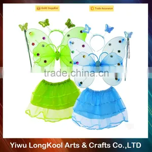 New Product Fairy Butterfly Wings Costume Cheap Butterfly Wings Set for Party Decoration thumbnail-1