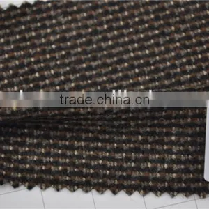 Hot Sell High Quality Wool Viscos Nylon Blend Woolen Fabric for Fashion Coat thumbnail-1