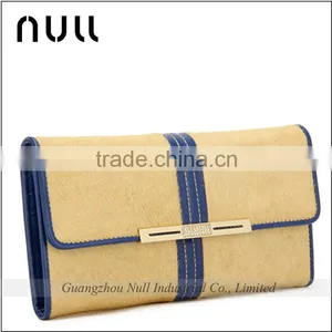 2016 Trend Exquisite Horse Hair Custom Made Chain Ladies Wallet Ladies Pars Hand Set Bag Genuine Wallet thumbnail-1