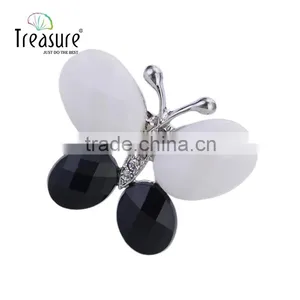 Christmas Present Resin Drill Butterfly Brooch Pin Made in China, Men and Women Jewellry thumbnail-3
