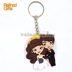 Waterproof PVC Rubber Fashion and Novelty PVC Rubber Keychain thumbnail-1