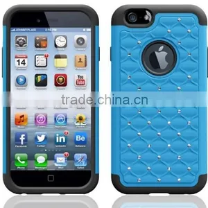Durable Quality For IPhone 6s Bling Bling Silicon Heavy Duty Back Cover thumbnail-2