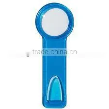 Plastic 2" Ruler With Circular Magnifying Glass thumbnail-1