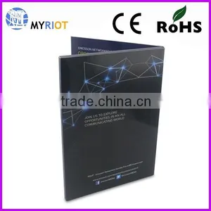 4" Video Book Brochure Custom Audio Greeting Card thumbnail-1