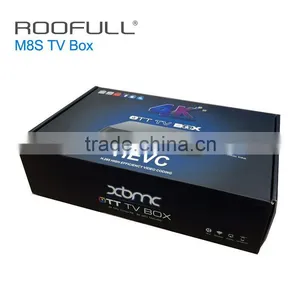 2015 Hottest Wholesell tv Android Box Android Amlogic M8 M8s M8C S802 Full HD Media Player 1080p Android TV Box Quad Core Box thumbnail-6