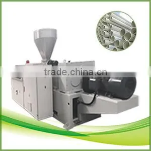 Grace Advanced PVC Plastic Twin Screw Conical Pipe Complete Production Line Customized Capacity thumbnail-1