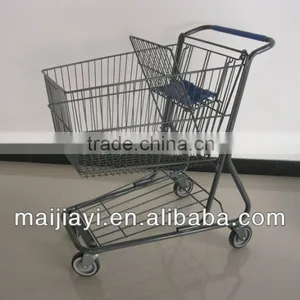 MJYI-supermarket Cart and Shopping Trolley (good Quamlity , Any Color Child Seat) thumbnail-1