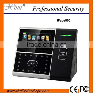 Optical Scanner RS232/485 Communication 400 Facial User 4.3'' TFT Touch Screen Face Card Time Attendance Door Access Control thumbnail-1