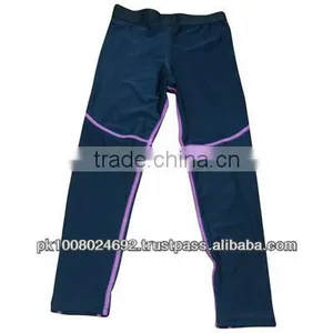 Womens Long Fitness Compression Tight Pants thumbnail-1