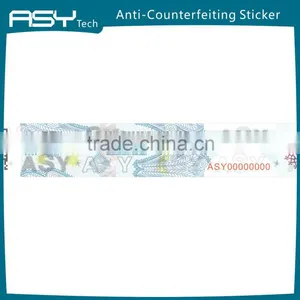 Anti-counterfeiting Hologram Watermark Security Paper Sticker thumbnail-1