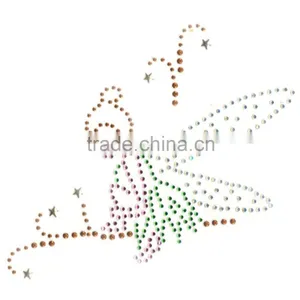 Factory Direct Appliques Rhinestones Hot Fix Rhinestone Beautiful Bride Rhinestone Transfers Design thumbnail-1