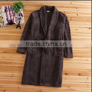 2016 New Design Fluffy Hotel Quality Western Bathrobe Made in China thumbnail-2