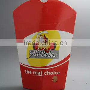 Hot Sale Disposable Floding Paper Small Chip Box thumbnail-1