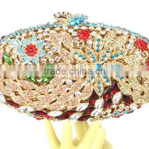 Wholesale Clutch Bags Fashion Evening Bag Designer Evening Crystal Bag Handmade thumbnail-1