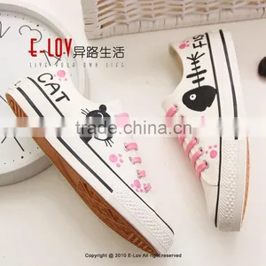 Hot Sales High Quality New Style Custom Fabric Print Shoes thumbnail-4