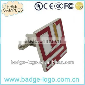 Cheap Custom Made Hard Enamel Fashion Cufflink thumbnail-1