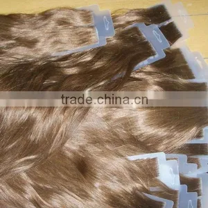 100% Pure Human Hair 8 to 30 Inch Tape Hair Extensions Skin Weft thumbnail-1