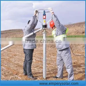 Ground Screw Electric Pile Driver for Construction, Solar Power System thumbnail-1
