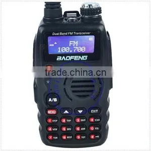 New Black VHF + UHF 136-174MHz/400-520MHz 5W 128CH VOX Dual Band BaoFeng Two Way Radio A52 thumbnail-2