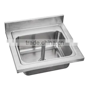 Brushed Treatment Small Stainless Steel Sink thumbnail-1