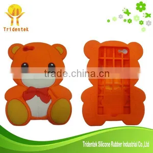 Adorable Cartoon Funny Silicone Mobile Phone Cover thumbnail-1