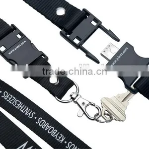 Factory Direct Sale Usb Lanyard Custom Printed Logo Polyester Lanyard Usb Flash Drive for Promotion Gift thumbnail-4