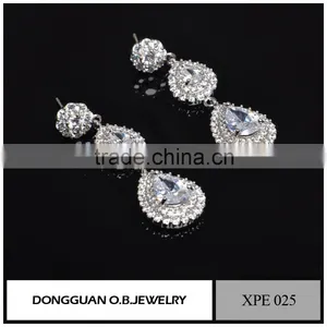 Square Diamond Earring /hot Selling Earring /925 Silver Earring thumbnail-4
