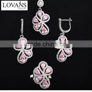 Customize 925 Silver Earrings Set Wedding Decoration Fashion Jewelry TZ-0212 thumbnail-4