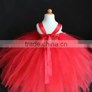Red Baby Dresses Tutu For Girl Long Prom Dresses Tutu For Girl thumbnail-4