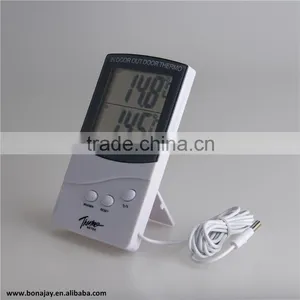 Wired Indoor and Outdoor Digital Thermometer thumbnail-2