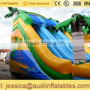 Inflatable Tropical Slide With Palm Trees for Sale thumbnail-5