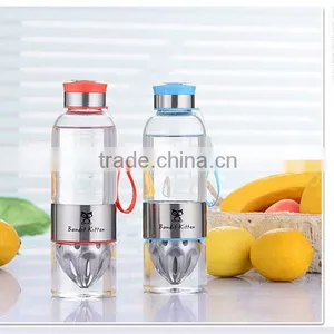 Trade Assurance Stainless Steel Juicer Color Glass Fruit Infuser Water Bottles thumbnail-5