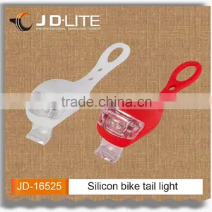 Colorful 2 Led Silicone Strobe Light on Bike, Flashing Led Light for Bike Bicycle thumbnail-1