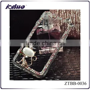 New Arrival Fashion Cartoon Cat Rhinestone Design Phone Case for Iphone thumbnail-1