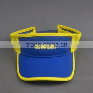China Supplier Custom 100% Polyster Sun Visor Cap With 3D Embroidery thumbnail-2