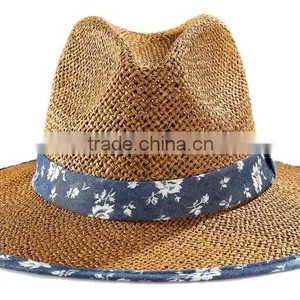 Packable Straw Original Panama Hat Fashion Panama Hat thumbnail-5
