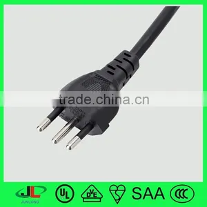 Whole Sale UC 3 Pin Electric Plug Brazil Power Cord Plug thumbnail-1