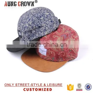 Flat Brim Hat Small Floral 5 Panel thumbnail-3