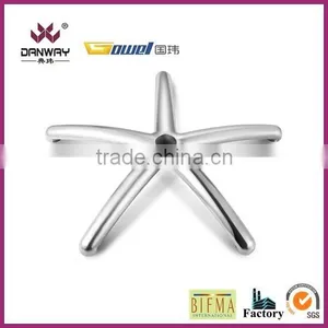 5-star Metal Chrome Swivel Office Chair Base ALA-C9 thumbnail-1