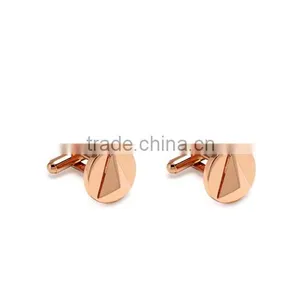 Stainless Steel Gold Plated 3D Insignia Cufflinks thumbnail-3