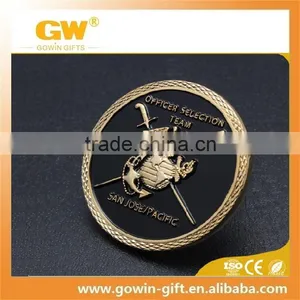 Custom Souvenir Engraved Metal Fake Gold Coin thumbnail-1