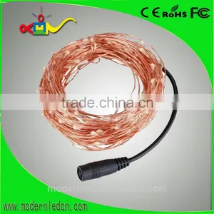 Hot Selling Holiday Decoration Outdoor 100 Led Christmas Led Copper String Light thumbnail-1