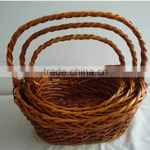 Eco-friendly Willow Basket Sets/willow Fruit Baskets/fruit Basket Drawing thumbnail-5